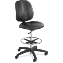 Safco Apprentice II Extended Height Armless Drafting Chair - Black... - $537.99