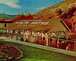 State Health Baths Lava Hot Springs Idaho ID UNP Unused Vtg Chrome Postcard - $3.91