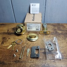 Kwikset 660 Single Cylinder Deadbolt featuring SmartKey® in Polished Brass - £12.93 GBP