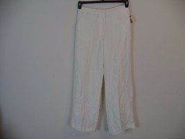 Misses Ibiza White Covington Dress Pants. Size 8. 55% Linen/ 45% Rayon. - £17.58 GBP