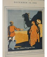The Outlook Magazine cover only 11.5" x 7.75" December 10 1924 Nishni-No... - $20.24