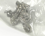 Silver Tone Metal Horse Saddle Intricate Design Lapel Pin - New in Pkg. - $9.48