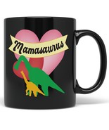 PixiDoodle Mamasaurus Mothers Day Coffee Mug (11 oz, Black) - $35.43 CAD+