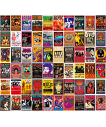 60 PC Vintage Rock Band Posters, 70S 80S 90S Retro Concert Prints, Bedro... - $32.21 CAD