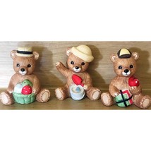 3 Vintage HOMCO 1413 April September &amp; August Monthly Calendar Bears Fig... - $184.50 MXN