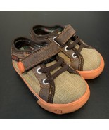 Keen Brown Orange Canvas Low Top Shoes Sneakers Toddler US 5 UK 4 EU 22 ... - £17.04 GBP