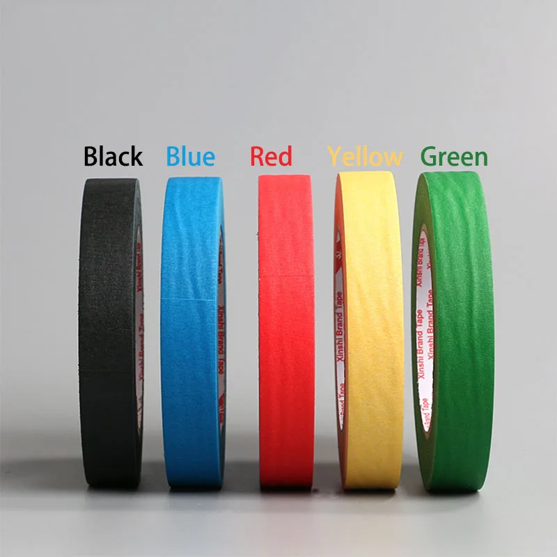 House Home 1-5PCS 5/10/15/20/25mm  Masking Tape No Residue Spray Crepe Paper Rub - £19.98 GBP