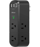 Surge Protector USB Outlet Extender with Rotating Plug, 6 AC Multi Plug ... - $661.11 MXN