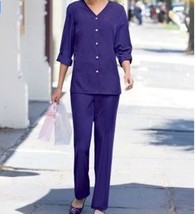Women&#39;s Business work Casual party church Day 2PC Pant suit gift plus 1X 2X3X4X  - £28.14 GBP