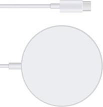 Magnetic Wireless Charger for Charger,15W Max Fast Wireless Charging Pad (White) - £14.68 GBP