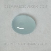 Natural Aquamarine Pear Cabochon 12.5X15mm Baby Blue Color SI2 Clarity Loose Gem - £481.10 GBP