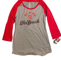 North Carolina State Wolfpack Women&#39;s 3/4 Sleeve Colosseum Size XL - £18.19 GBP