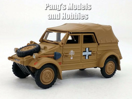 Volkswagen Kübelwagen - VW Type 82 Tan - Wehrmacht - 1/43 Scale Diecast Model - £15.81 GBP