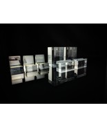 S.T. Dupont Clear Acrylic Pen and Lighter Display Blocks - $250.00