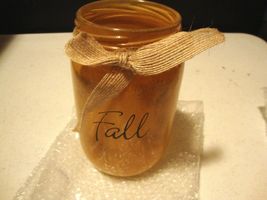 Fall glass Mason Jars - Set 3 image 4