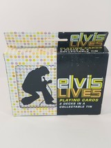 Elvis Lives Playing Cards New In Tin - $8.95