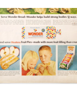 1966 Wonder Bread Hostess Fruit Pies Advertisement Vintage Foods Snacks ... - €25,85 EUR