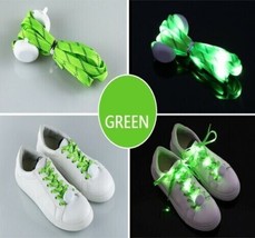 Flashing LED Light Up Glow in the Dark Shoelaces 3 Different MODES 3 pairs - £11.11 GBP