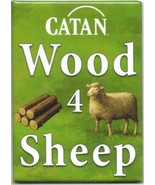 Catan Board Game Wood For Sheep Image LICENSED Refrigerator Magnet NEW U... - £3.17 GBP
