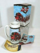 2009 Budweiser Holiday Ceramic Stein--A Holiday Tradition - CS699 New - £20.00 GBP