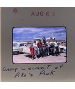 35mm Slide Pike’s Peak Summit Colorado 1963 Plane In Background - $189.73 MXN