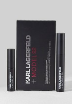 Karl Lagerfeld + Model Co Fibre Lash Brush On False Lashes Mascara Black NeW - £31.16 GBP