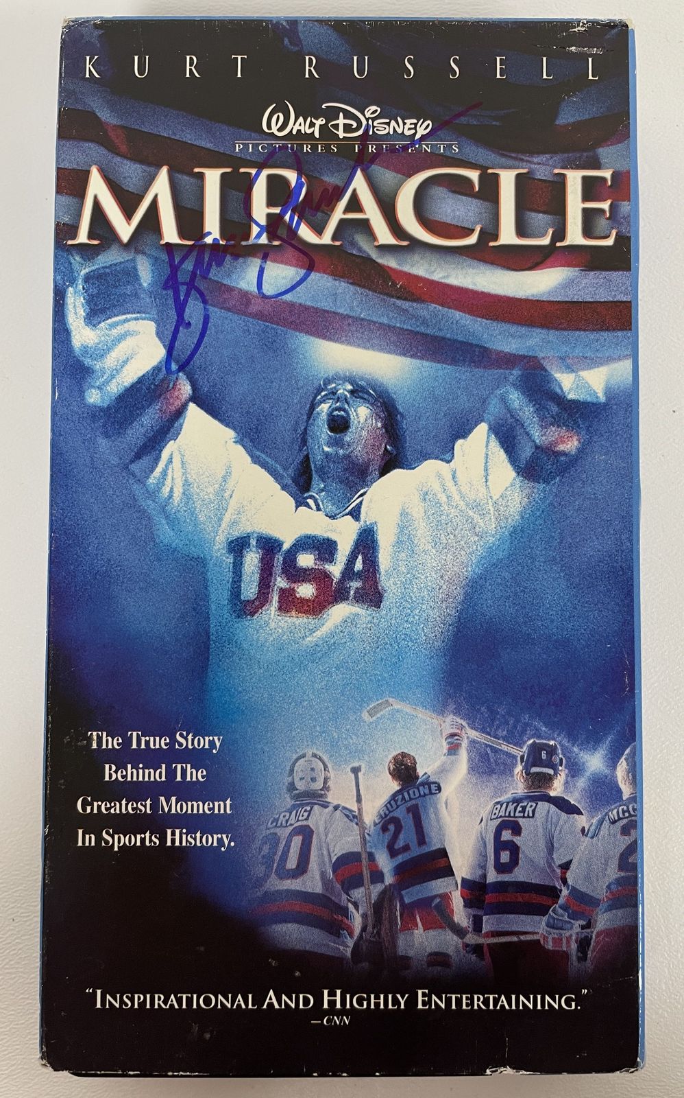 Kurt Russell Signed Autographed &quot;Miracle&quot; VHS Movie - $49.99