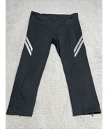 Fabletics Women&#39;s Capri Workout Leggings Medium Black Zipper On Back Leg... - $17.19 CAD