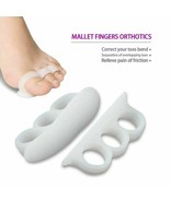 4 Pcs Toe Straightener Aid Pain Relief Hammer Claw Mallet Soft Gel Toe S... - $11.88 CAD