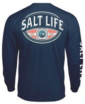 Mens Salt Life Built Salty Graphic Long Sleeve T-Shirt - 2XL/XL/Large - NWT - £18.67 GBP