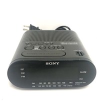 Sony Dream Machine AM/FM Alarm Clock Radio Model ICF-C218 Gray Tested - £4.65 GBP