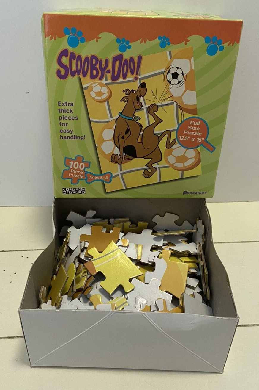 Scooby Doo 100 Piece Kids Jigsaw Puzzle Pressman - £8.00 GBP