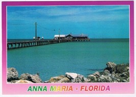 Postcard City Pier Anna Maria Island Gulf Coast Florida - £2.32 GBP