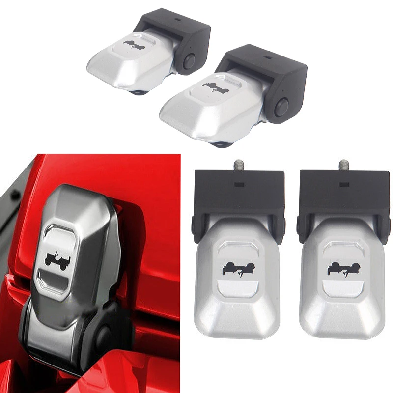 2PCS Car ABS Engine Snap Hood Latch Lock Catch New for Jeep Wrangler JL - £49.69 GBP