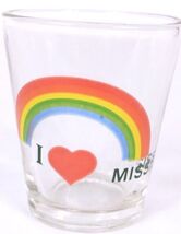 I Love Mississippi Rainbow 2.25" Collectible Shot Glass - $6.58