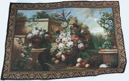 Vintage Grecian Urn Tapestry Jacquard Woven Tapestry 54&quot;x38&quot; - £99.15 GBP