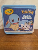 Pokemon Squirtle Crayola Create &amp; Color Art Case Poster 75 Pieces NEW  - $19.95