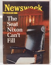 Newsweek Revista Abril 20 1970 Nixon Supreme Court Apolo 13 Vtg - £32.19 GBP