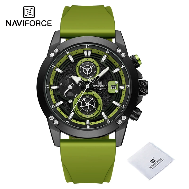 New Men Calendar Wristwatch Original Casual Sports Watches Waterproof Si... - $47.84