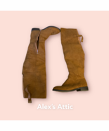 womens brown knee high boots size 8 pre-owned - $29.70