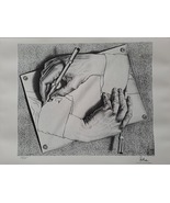 M.C. ESCHER Signed - Drawing Hands - £125.11 GBP