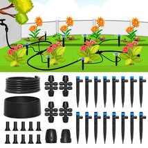 Mixc Drip Irrigation System: 95Ft Fast And Efficient Connector Garden Ir... - $37.97