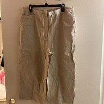Classic Elements Womens Capri Pants Beige Size 16 Waist 38 To 40 New - $11.40