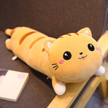 Soft Long Cat Boyfriend Pillow Plush Toys Stuffed Pause Office Nap Sleep Pillow  - £14.82 GBP