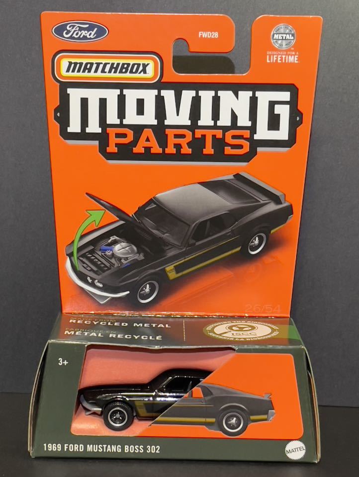 MATCHBOX MOVING PARTS - 1969 FORD MUSTANG BOSS 302 Item image 5