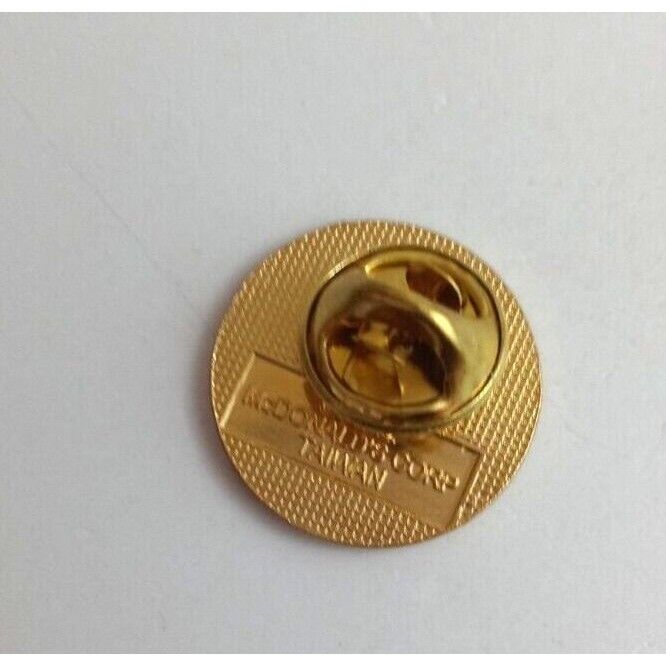 Vintage 500,000 Red & Gold Tone McDonald's Employee Hat Pin Item image 2