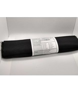 Fabric Remnant Black Material .625 Yards - £6.26 GBP