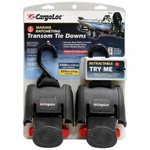 CargoLoc Ratcheting Tie Down - Strap 2&quot; x 43&quot; x 2500lbs Transom (Pair) - $98.44 CAD