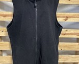 Vintage Chuck Roast Black Fleece Vest Men&#39;s Size XXL Winter Outdoors KG JD - $21.78