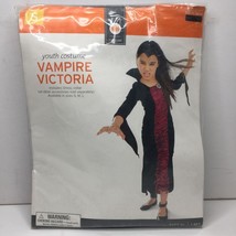Vampire Victoria Black Costume Halloween Party Dress Youth Size Small S ... - $19.99